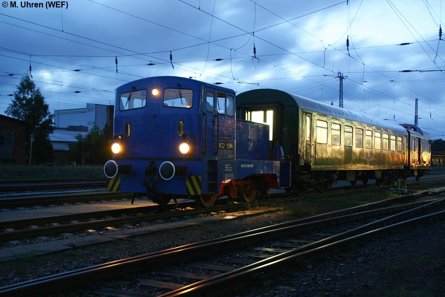 Sonderzug am 18.09.2010 in Waren (Müritz).