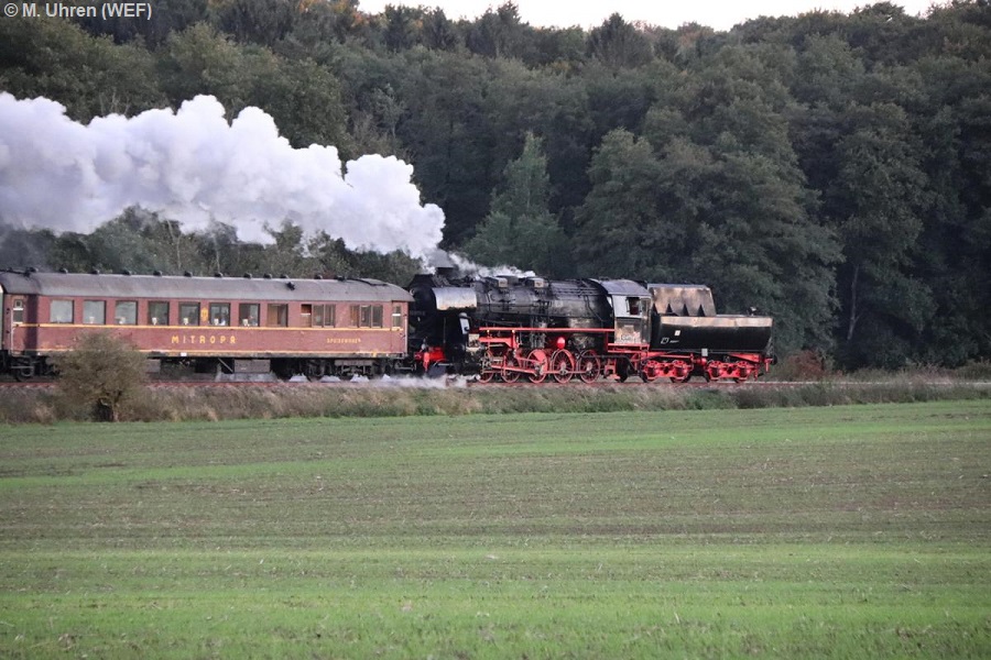 Sonderfahrt Berlin-Möllenhagen mit 52 8177 und 119 158