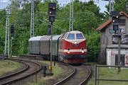 Bereitstellung des Sonderzuges in Neustrelitz