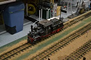 Gartenbahn mit Echtdampf bei den 11. Mittenwalder Modellbahntagen